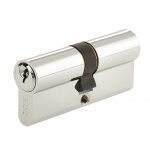 Polished Chrome 5 Pin JEDO Euro Lock Double Cylinder 60mm Anti Drill & Anti Pick